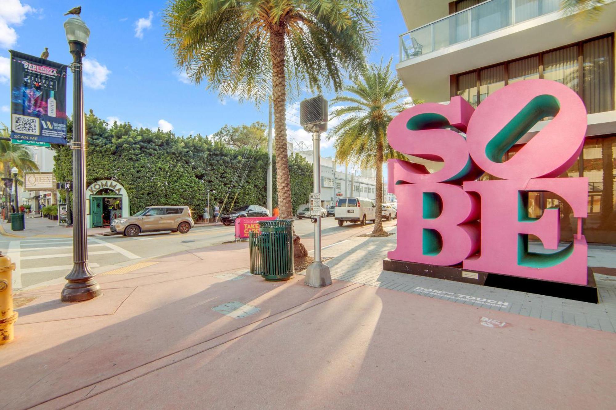 Chic Large Studio Apt Near Ocean Drive South Beach Miami Beach Kültér fotó